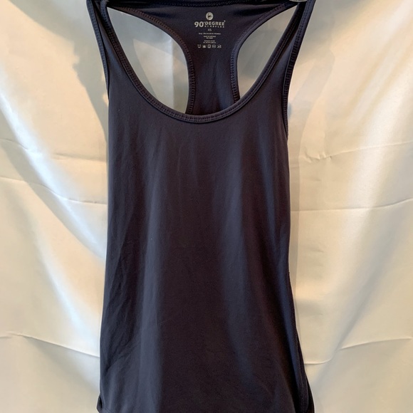 90 Degree By Reflex Athletic Tank Top Dark Gray Racer Back Size XS - Picture 1 of 4